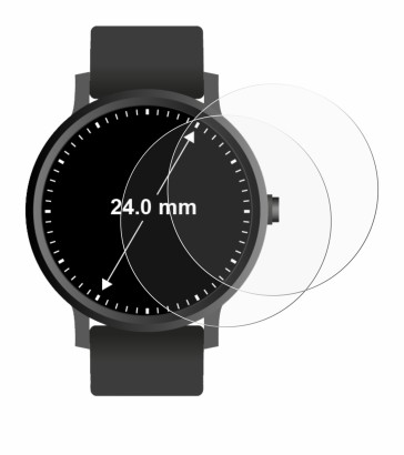Image of the device Watches (Circular, ø: 24 mm) with a wide variety of screen protectors.