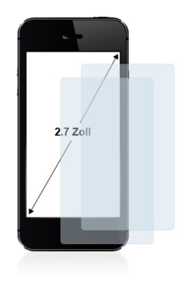 Imagen del dispositivo con una amplia variedad de protectores de pantalla.