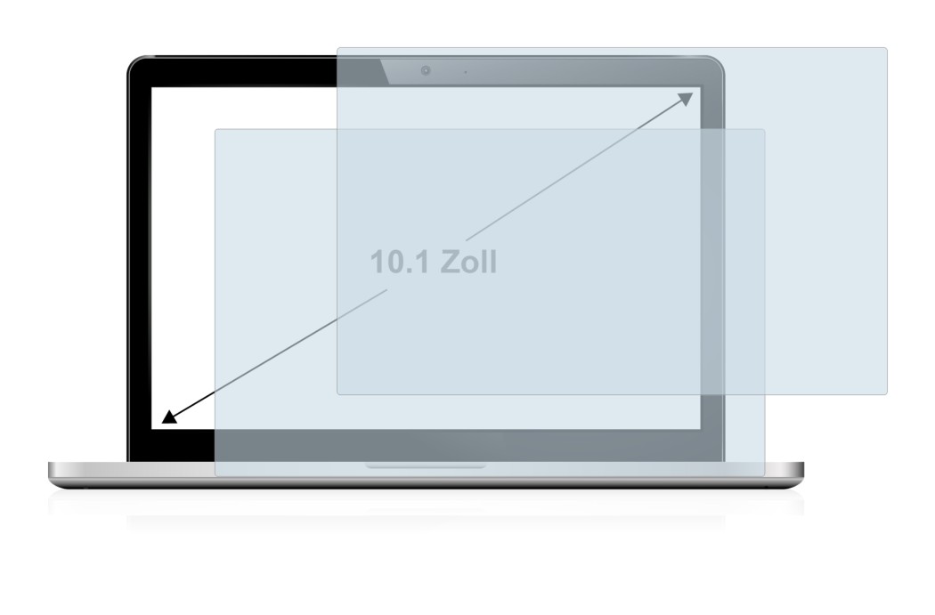 Image de l'appareil avec une grande variété de protections d'écran.