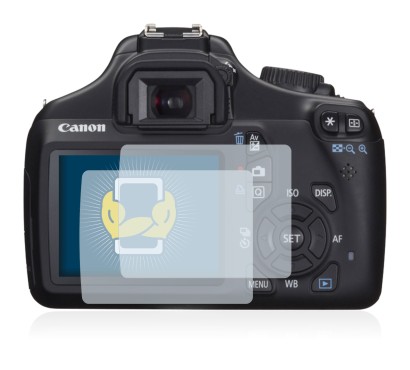 Imagen del dispositivo Canon EOS 1100D con una amplia variedad de protectores de pantalla.
