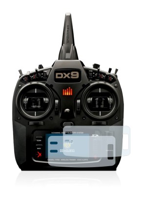 Image of the device Spektrum DX9 with a wide variety of screen protectors.