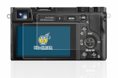 Image de l'appareil Sony Alpha 6000 avec une grande variété de protections d'écran.