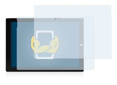 Imagen del dispositivo Microsoft Surface Pro 3 con una amplia variedad de protectores de pantalla.