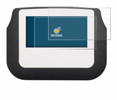 Image de l'appareil Signotec Signature Pad Sigma avec une grande variété de protections d'écran.