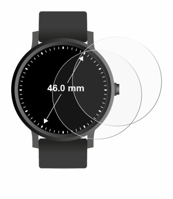Image of the device Watches (Circular, ø: 46 mm) with a wide variety of screen protectors.