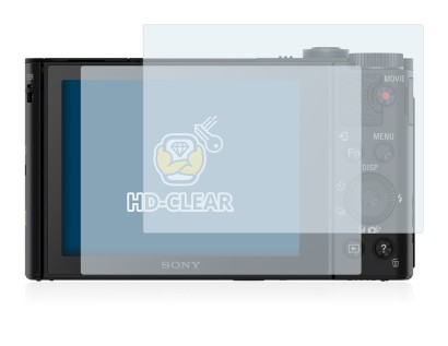 Image de l'appareil Sony Cyber-Shot DSC-HX90 avec une grande variété de protections d'écran.