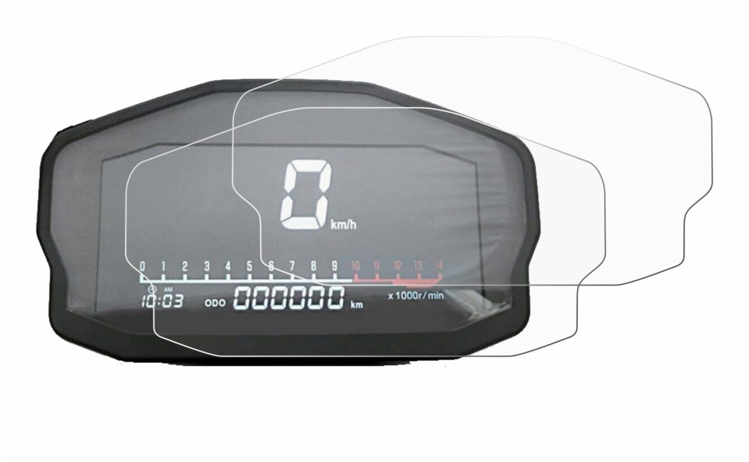 Image of the device Ducati Panigale 1199 Speedometer display with a wide variety of screen protectors.
