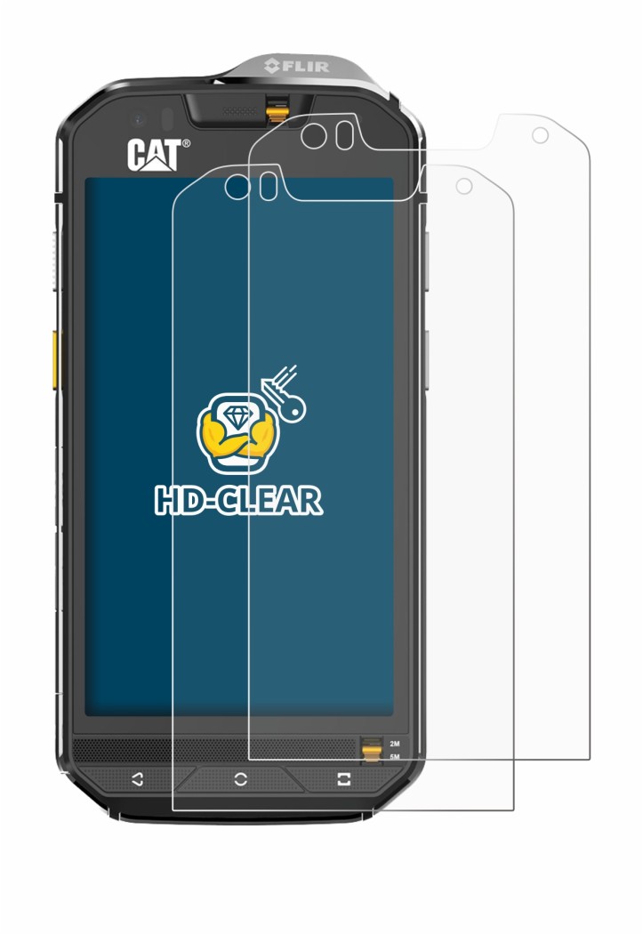 Image of the device Caterpillar Cat S60 with a wide variety of screen protectors.