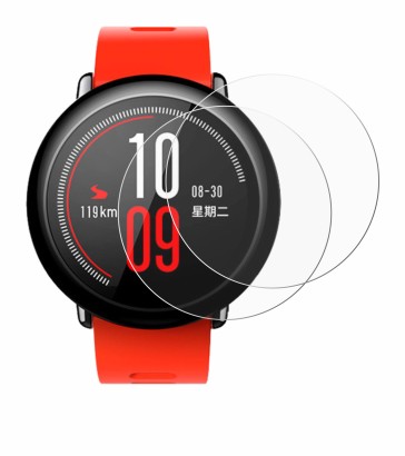 Immagine del dispositivo Huami Amazfit Pace con un'ampia varietà di protezioni per lo schermo.