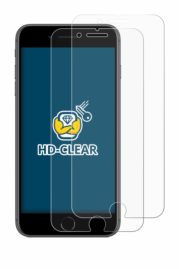 Image de l'appareil Apple iPhone 8 Plus avec une grande variété de protections d'écran.