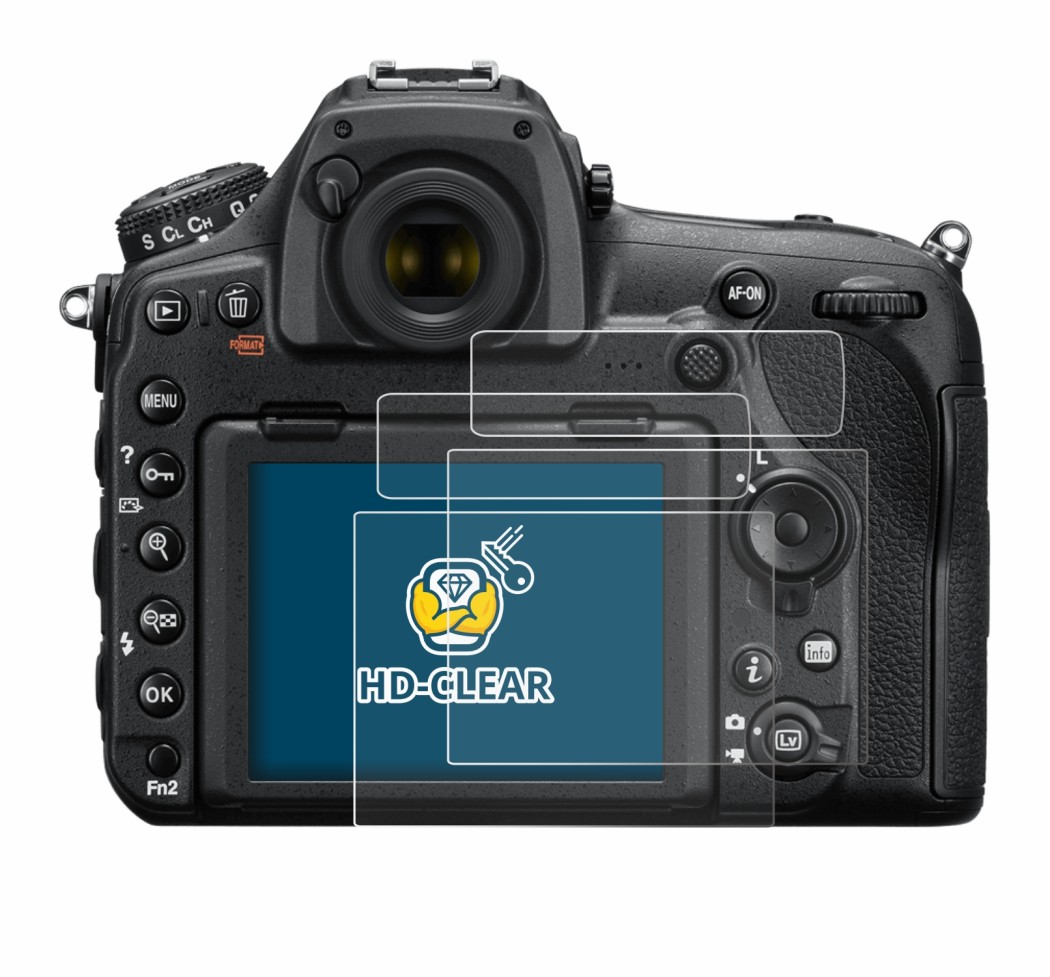 2x BROTECT HDClear Screen Protector for Nikon D850