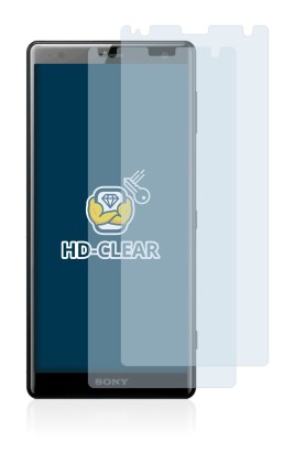 Image de l'appareil Sony Xperia XZ2 avec une grande variété de protections d'écran.