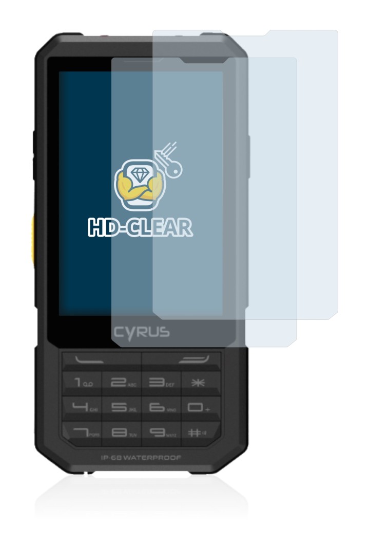 Image of the device Cyrus CM 17 Hybrid with a wide variety of screen protectors.