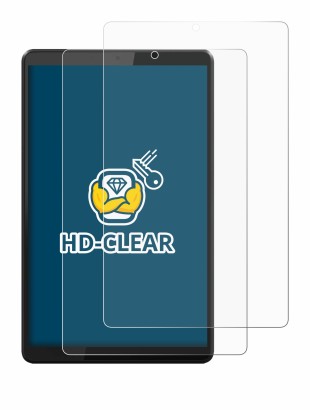 Image of the device Lenovo Tab M8 with a wide variety of screen protectors.