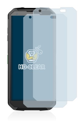 Abbildung des Geräts Blackview BV9500 Plus mit einer Vielzahl des Displayschutzes.