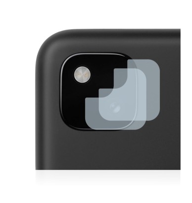 Imagen del dispositivo Google Pixel 4a (SÓLO Cámara) con una amplia variedad de protectores de pantalla.
