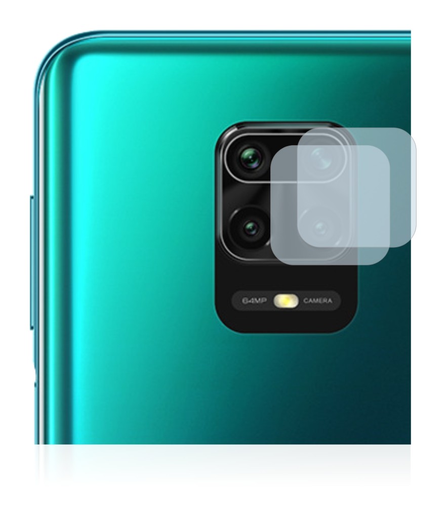 Immagine del dispositivo Xiaomi Redmi Note 9 Pro Max (SOLO Fotocamera) con un'ampia varietà di protezioni per lo schermo.