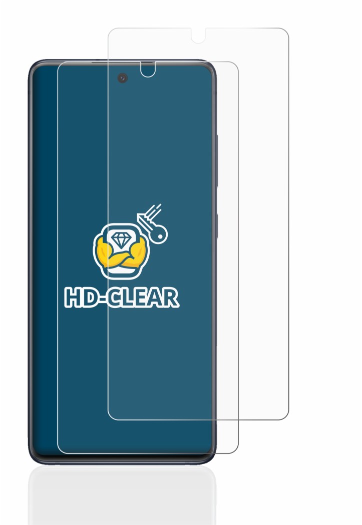 Abbildung des Geräts Samsung Galaxy S20 FE mit einer Vielzahl des Displayschutzes.