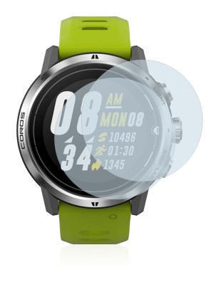 Immagine del dispositivo Coros Apex Pro con un'ampia varietà di protezioni per lo schermo.