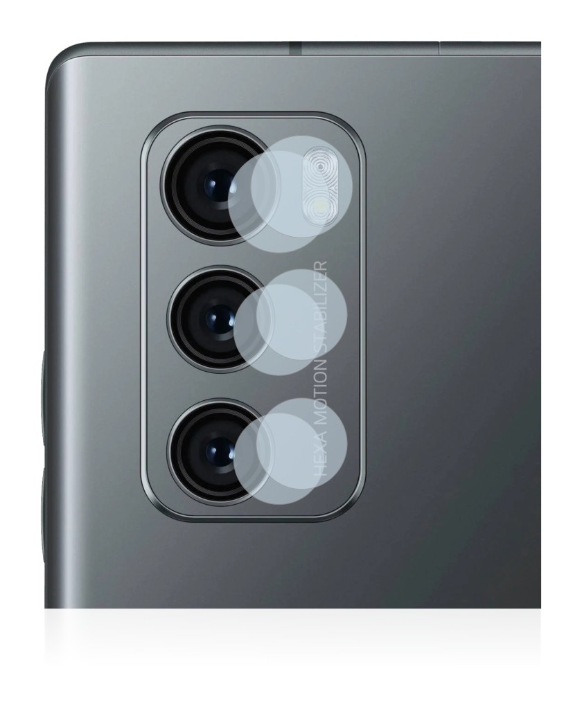 Immagine del dispositivo LG Wing (SOLO Fotocamera) con un'ampia varietà di protezioni per lo schermo.