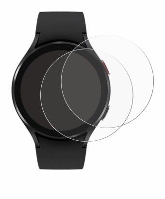 Image of the device Samsung Galaxy Watch 4 (44mm) with a wide variety of screen protectors.
