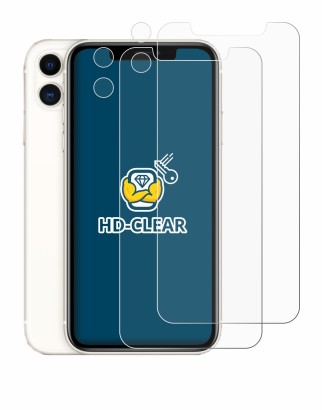 Image of the device Apple iPhone 11 (Front+Camera) with a wide variety of screen protectors.