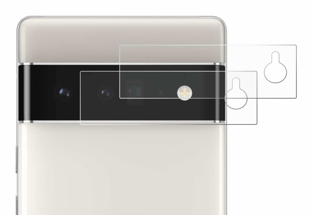 2x BROTECT HD-Clear Protector de pantalla para Google Pixel 8