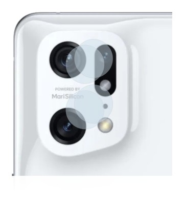 Abbildung des Geräts Oppo Find X5 Pro (NUR Kameraschutz) mit einer Vielzahl des Displayschutzes.