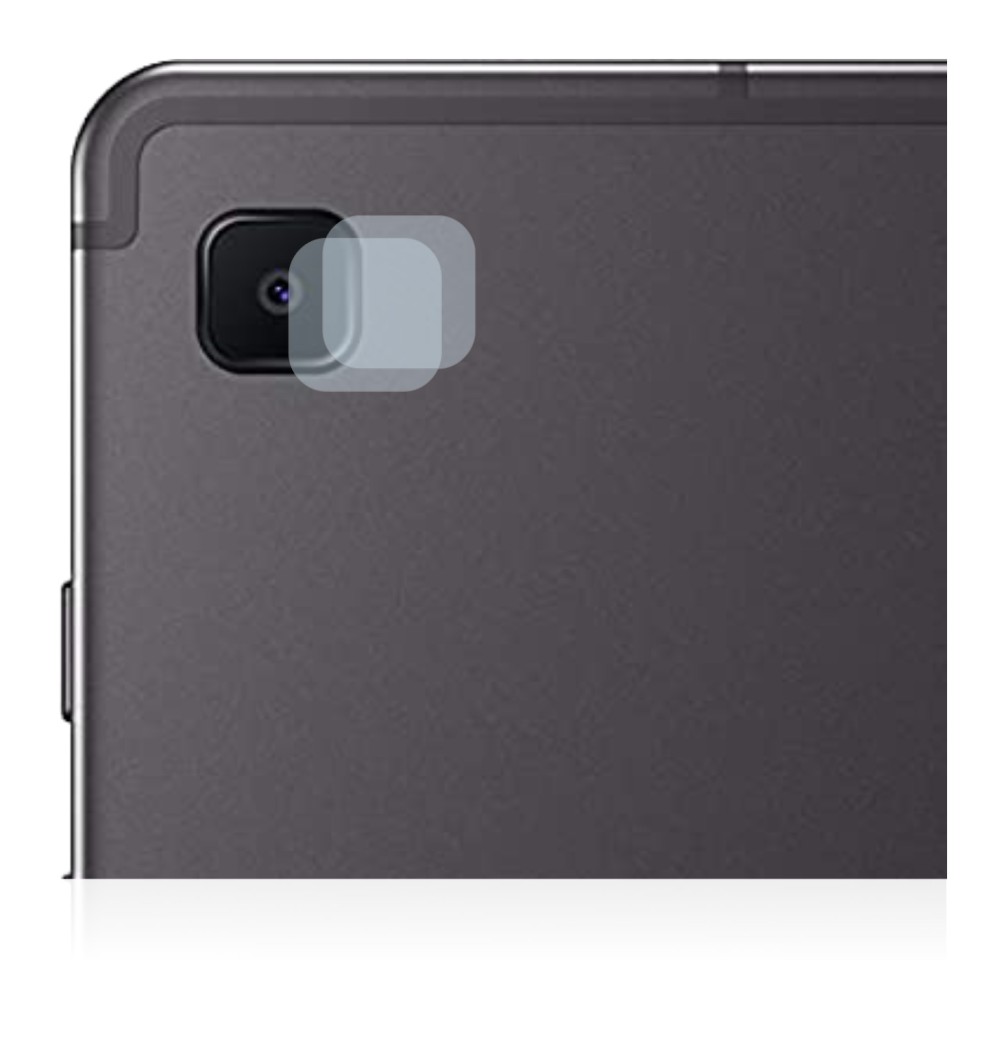 Abbildung des Geräts Samsung Galaxy Tab S6 Lite LTE 2022 (NUR Kameraschutz) mit einer Vielzahl des Displayschutzes.