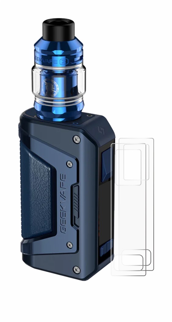 Image of the device GeekVape Aegis Legend 2 L200 with a wide variety of screen protectors.