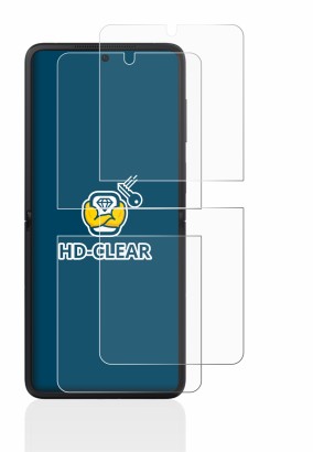 Imagen del dispositivo Oppo Find N2 Flip con una amplia variedad de protectores de pantalla.