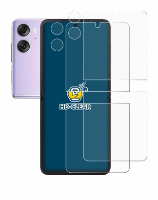 Image of the device Oppo Find N2 Flip (Front+Camera) with a wide variety of screen protectors.
