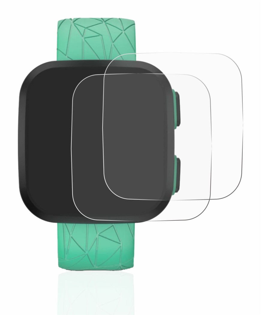 Immagine del dispositivo Garmin Bounce con un'ampia varietà di protezioni per lo schermo.