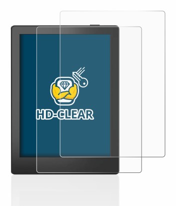 Abbildung des Geräts Boox Poke 5 mit einer Vielzahl des Displayschutzes.