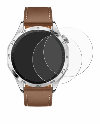 Abbildung des Geräts Huawei Watch GT 4 (46mm) mit einer Vielzahl des Displayschutzes.
