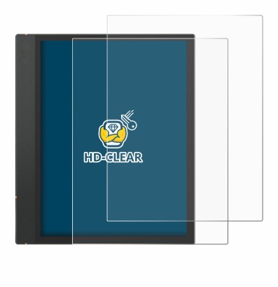 Abbildung des Geräts Boox Note Air 3 C mit einer Vielzahl des Displayschutzes.