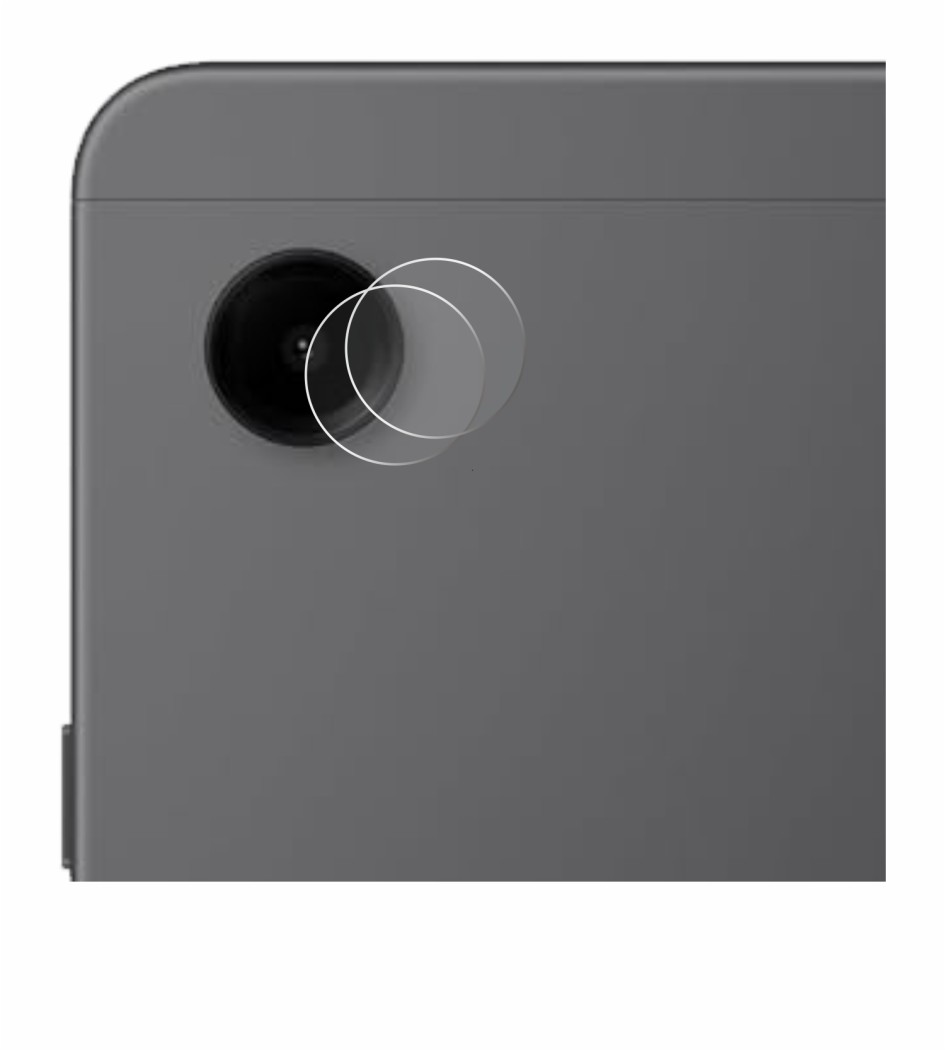 Abbildung des Geräts Samsung Galaxy Tab A9 WiFi (NUR Kameraschutz) mit einer Vielzahl des Displayschutzes.