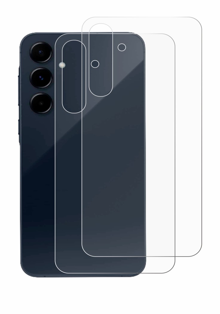 Immagine del dispositivo Samsung Galaxy A35 5G (Posteriore) con un'ampia varietà di protezioni per lo schermo.