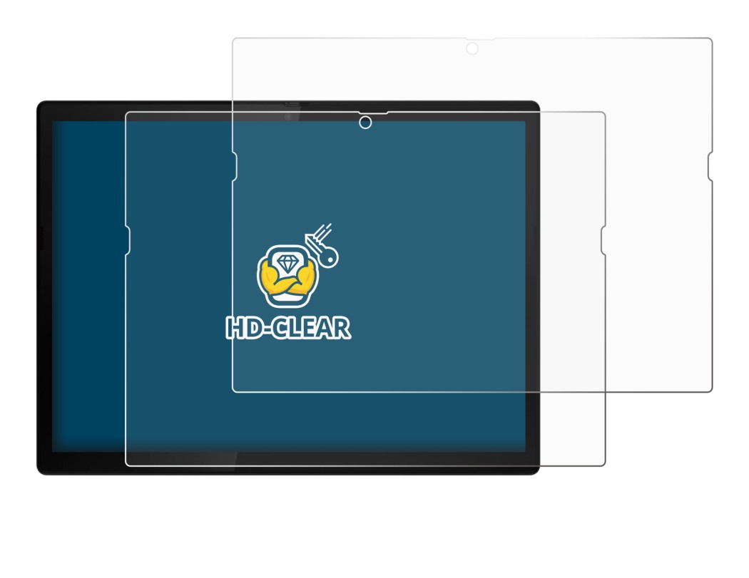 Abbildung des Geräts Lenovo ThinkPad X12 Detachable Gen 2 mit einer Vielzahl des Displayschutzes.