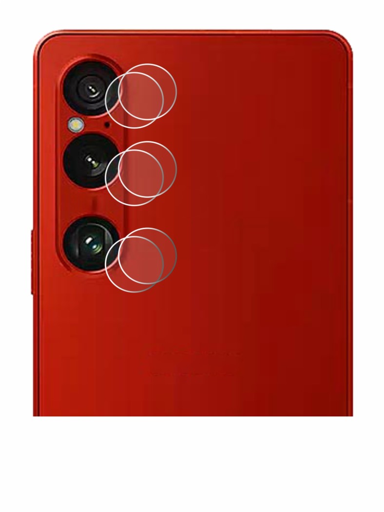 Image de l'appareil Sony Xperia 1 VI (Caméra UNIQUEMENT) avec une grande variété de protections d'écran.