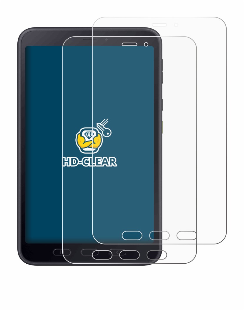 Image de l'appareil Samsung galaxy Tab Active 5 5G Enterprise Edition avec une grande variété de protections d'écran.