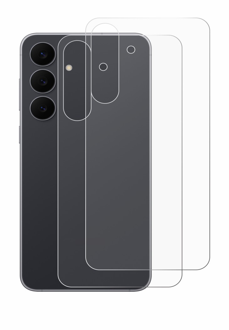 Image of the device Samsung Galaxy S25 FE (Back) with a wide variety of screen protectors.