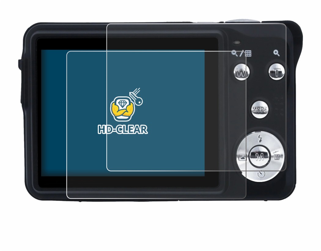 Image of the device Rollei Compactline 880 with a wide variety of screen protectors.