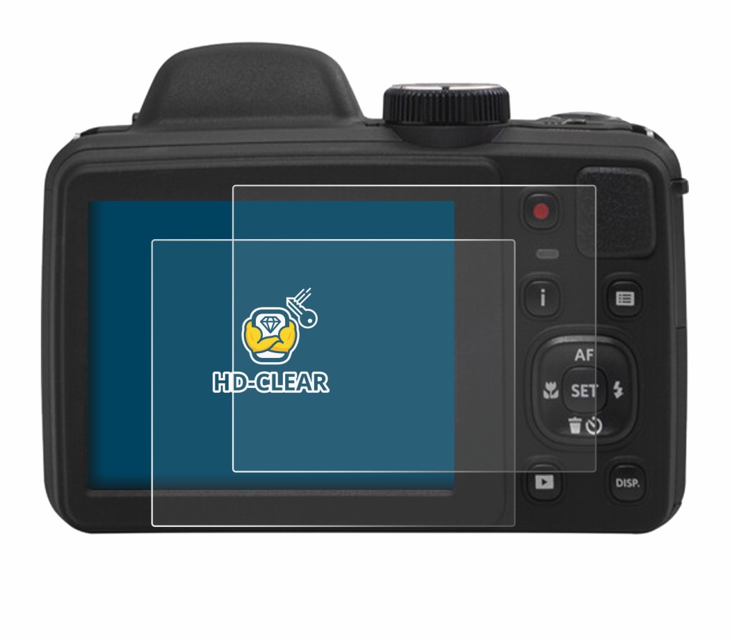 Imagen del dispositivo Kodak Pixpro AZ405 con una amplia variedad de protectores de pantalla.