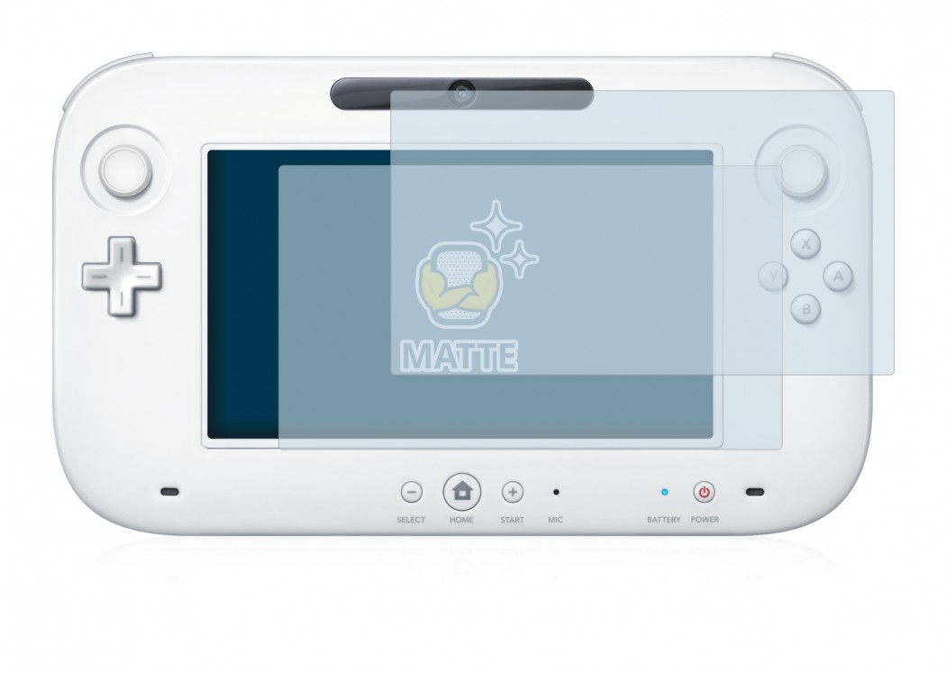 2x Brotect Matte Displayschutzfolie Fur Nintendo Wii U Gamepad Controller Entspiegelt Anti Fingerprint Schutzfolien24 De