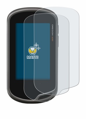 Image of the device Garmin Oregon 600 with a wide variety of screen protectors.