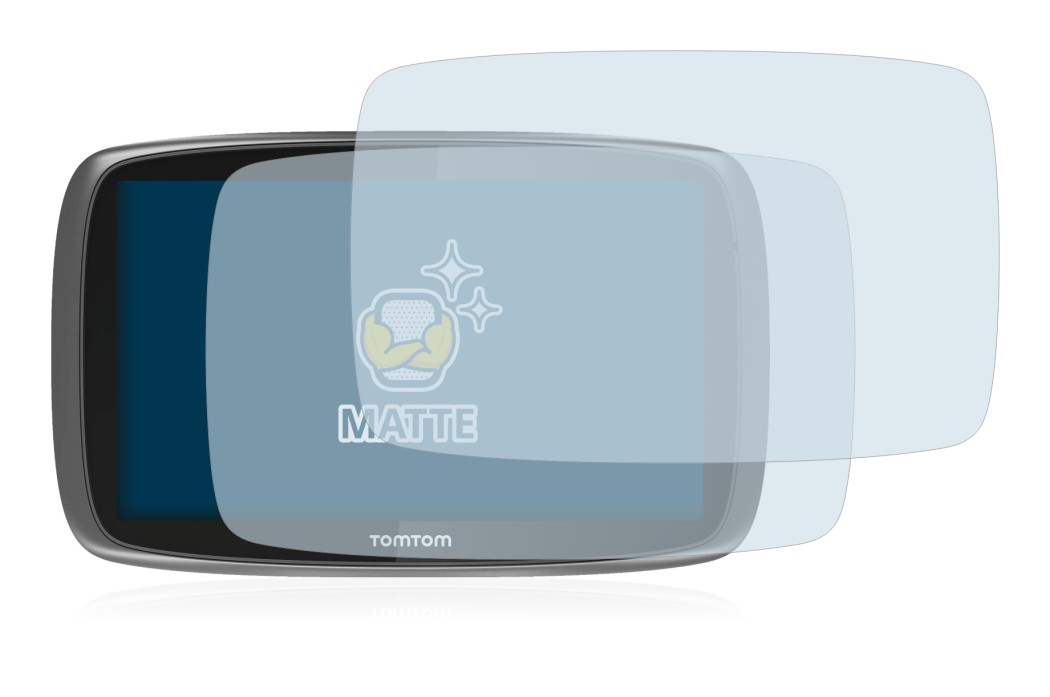 Image of the device TomTom GO 600 with a wide variety of screen protectors.