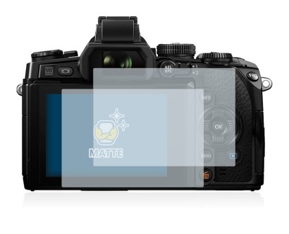 Imagen del dispositivo Olympus OM-D E-M1 con una amplia variedad de protectores de pantalla.