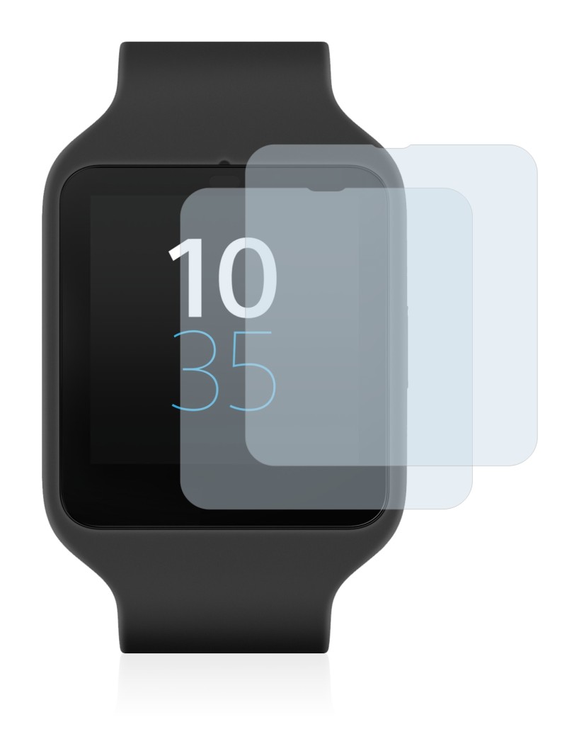 Image of the device Sony Smartwatch 3 SWR50 with a wide variety of screen protectors.
