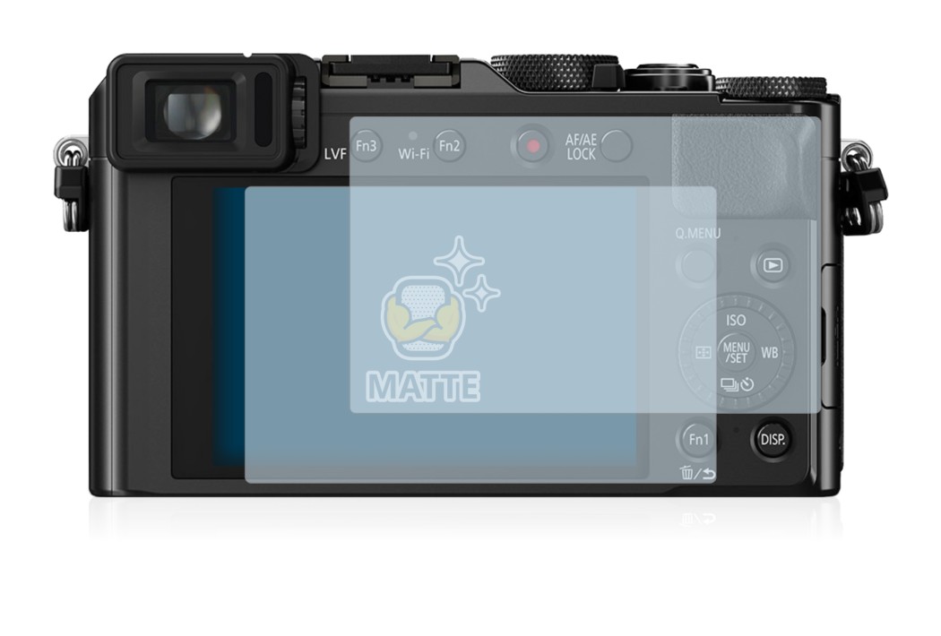 Image of the device Panasonic Lumix DMC-LX100 with a wide variety of screen protectors.